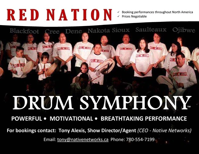 Flyer Red Nation Drum Symphony Bookings
